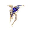 Enamel Phoenix Bird Brooches Animal Pin For Women Men 5-Color Enamel Flying Beauty Bird Party Office Brooch Pin Gifts