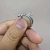 Engelsflügel Hohlgeschnitzte Flügel Verstellbare Öffnungsringe Für Frauen Finger Schmuck Geschenke