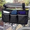 5 Colors Wheelchair Side Organizer Bag Multi Pockets Armrest Storage With Zipper
