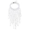 Elegant Waterfall Faux Pearl Necklace Adjustable Clavicle Chain Fashion Jewelry For Evening Parties And Daily Wear