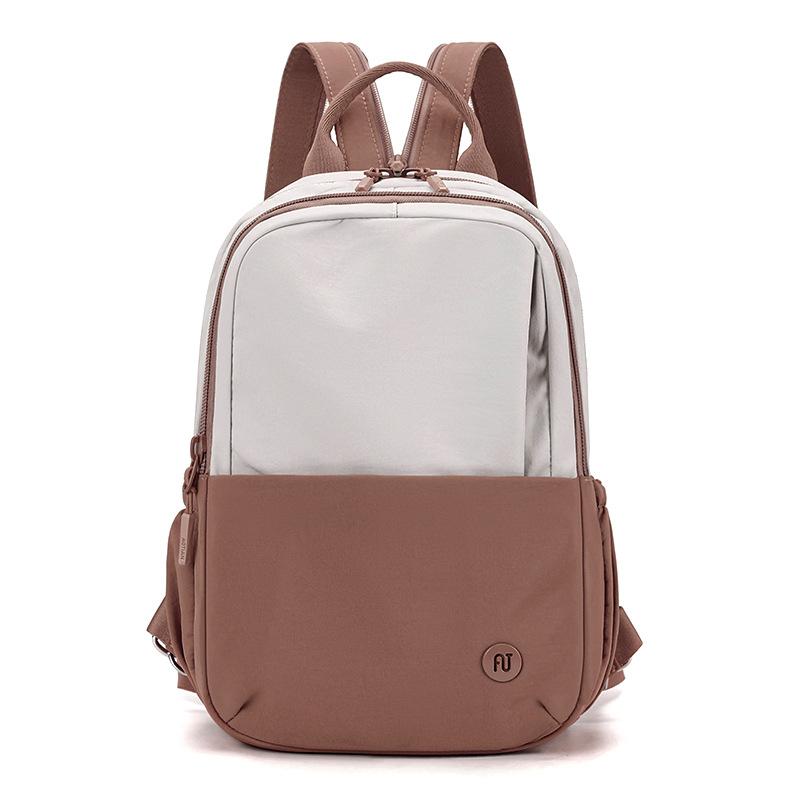 

Contrast Color Multi-function Bag Chest Bag Women s Crossbody Bag Travel Backpack розовый