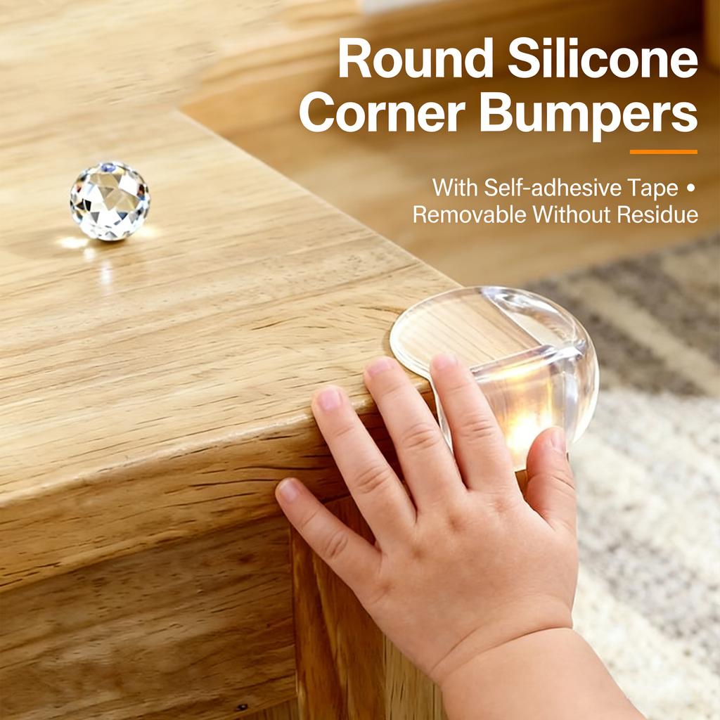 Xiaomi 4Pcs/10PCS Baby Safety Silicone Protector Table Corner Edge Protection Cover 2026 New Children Anticollision Edge Guards
