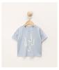 Girls' Fashion Short-sleeved Top Summer Children's Casual Crew-neck Children's Fun Printed T-shirt