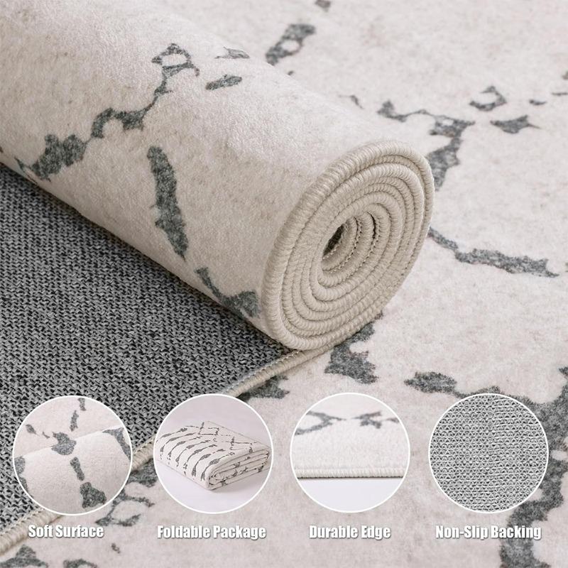 Carpet for Living Room Persian Vintage Sofa Coffee Floor Mat Soft Non-slip Machine Washable Rug Home Decor Bedroom Bedside Rugs
