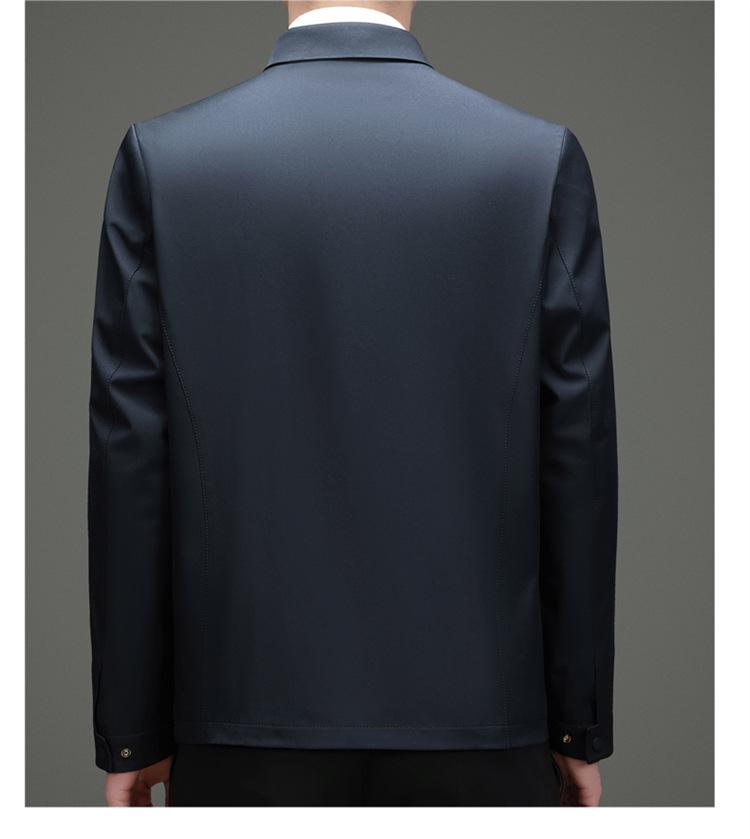 2026 Spring Men's Lapel Jacket: Dad-Style, Business Casual & Fashionable Outerwear