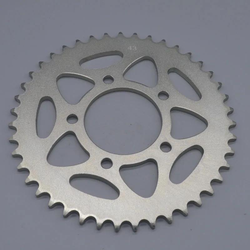 Motorcycle 42T 44T 43T 46T Rear Sprocket Kit Steel Aluminum Composite For Benelli BJ600 BJ600GS-A BN600 TNT600 TRK502C TNT300