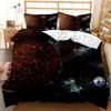 Galaxy Duvet Cover Planet Bedding Set Microfiber Outer Space Theme Starry Sky Comforter Cover Twin Full King For Girls Boys Teen