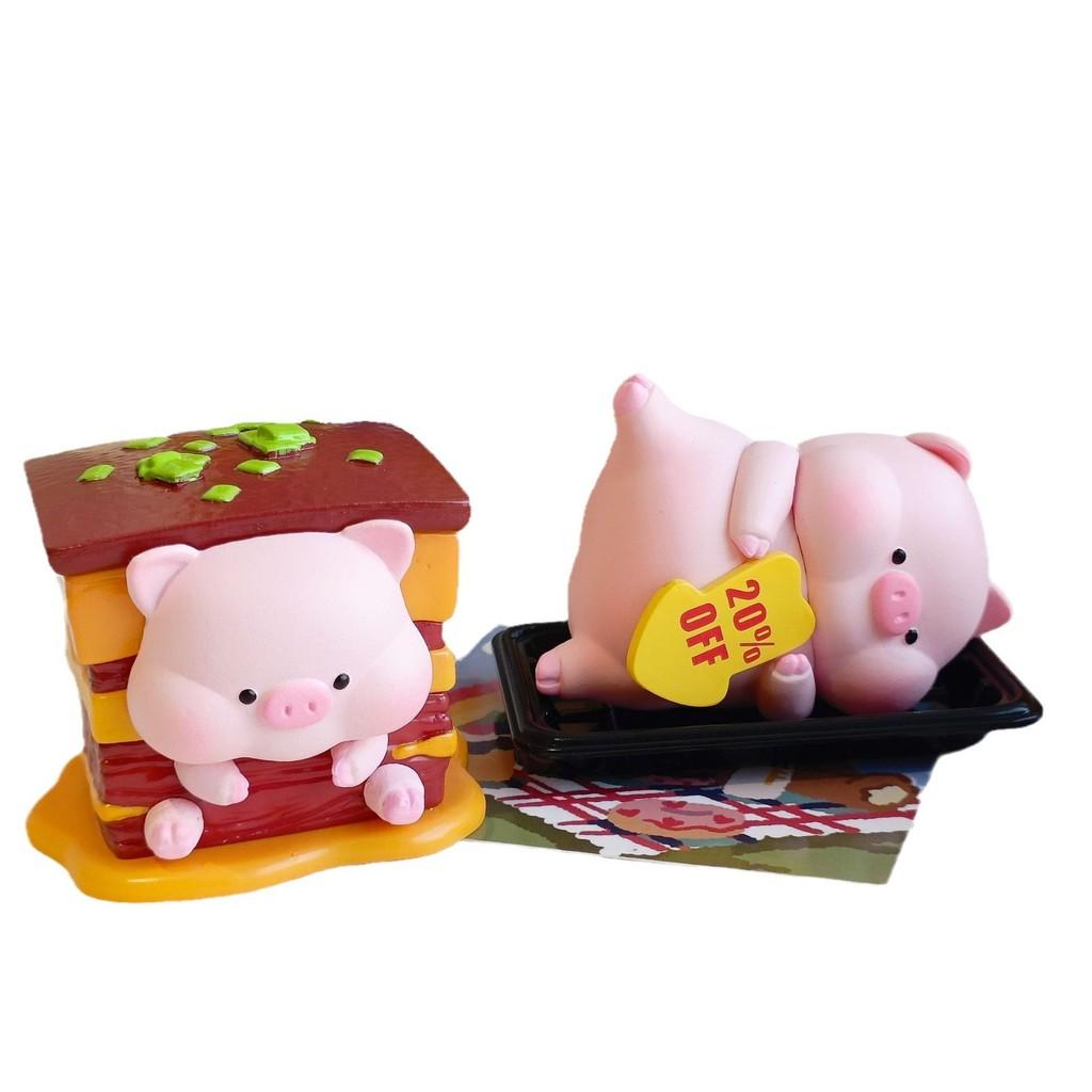 Pig Pvc Toys Action Figure Model For Home Office Displays Gifts Decorations