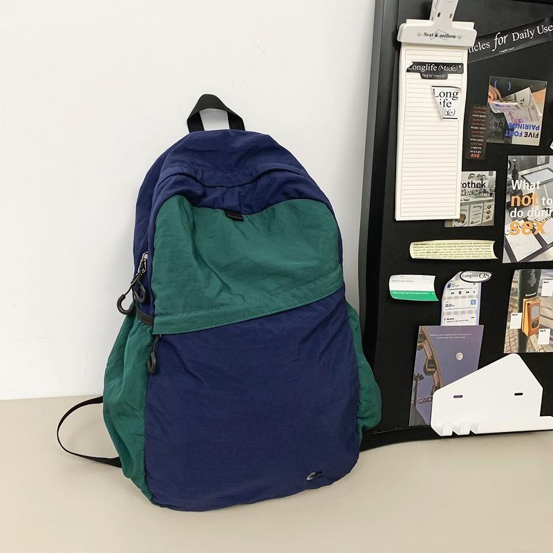 Large capacity bag new casual versatile backpack female college student schoolbag travel backpack advanced fashion