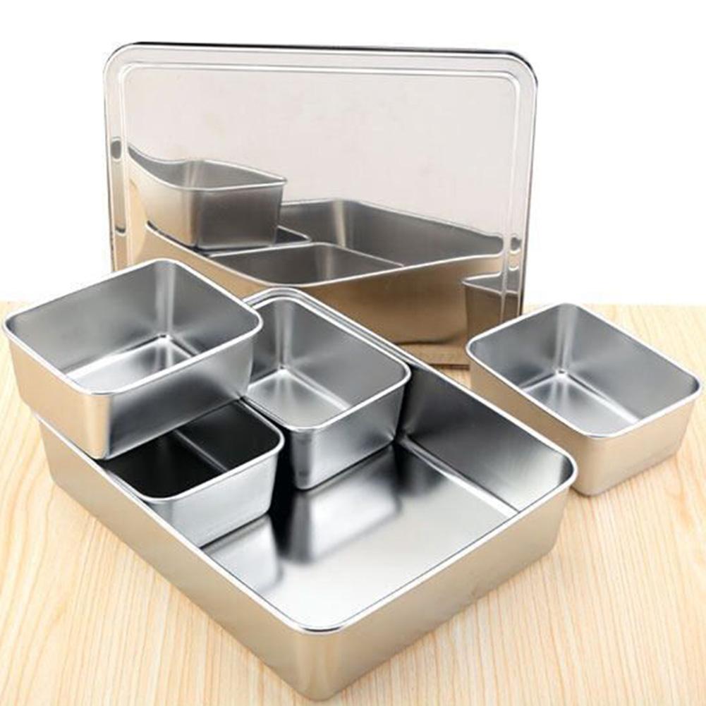 Edelstahl Gewürzbox Gewürzbox Küche Verdickte Gewürzbox Pizza-Zubereitungswerkzeug Snack-Aufbewahrungsbox