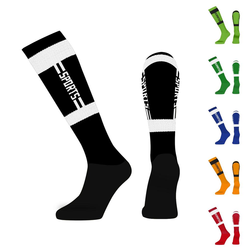 Fußball Socken (1 Paare) Kniestrümpfe für Mannschaftssportarten für Jugendliche
