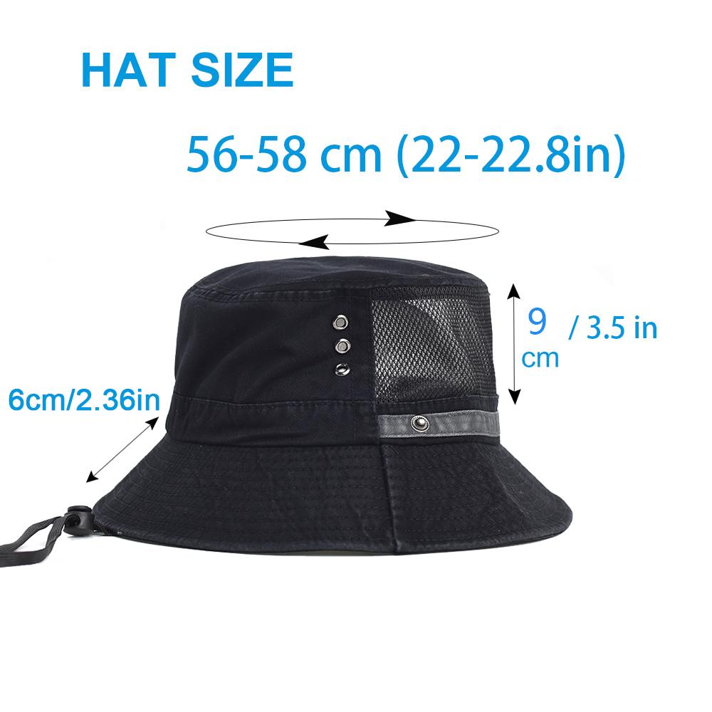 Cappelli a Secchiello in Cotone Lavato Primavera Estate Cappellino da Esterno Casual Uomo Donna Cappello Panama Cappello da Esterno