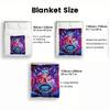 Anime Flannel Thin Blanket for Bedrooms,Living Rooms,Sofas Blankets,Offices,Lunch Breaks,Picnics,blanket,blankets Fluffy