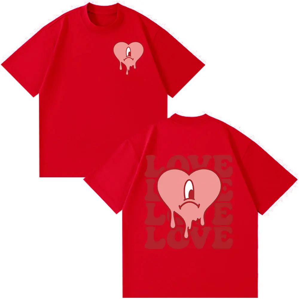 Bad Bunny 2026 World Tour Fashion Print T-shirt Man Woman Harajuku Casual T-shirt Hip-hop 100% Cotton Summer Oversized T-shirts