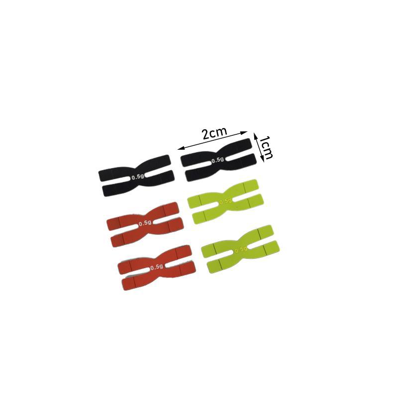 H-shaped Silicone 0.5g Badminton Racket Weight Tape Portable Racket Balance Adjuster for Outdoor Sports Games