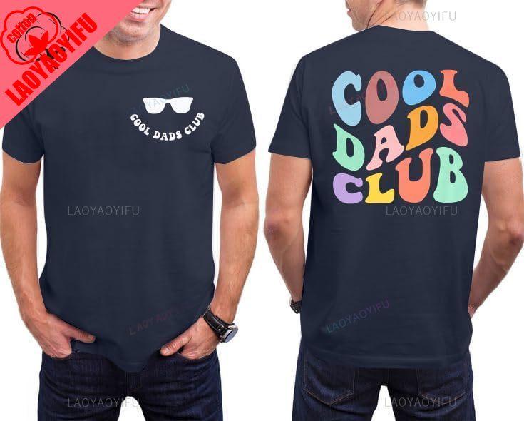 Dad Graphic T Shirts Cool Dads Club Fathers Day High Quality Cotton Tee Shirts Men Casual Short Sleeve Fashion Top Camisetas