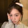 Autumn and winter plush star hairpin girl bb clip sweet five-pointed star bangs clip colored edge clip hair accessories