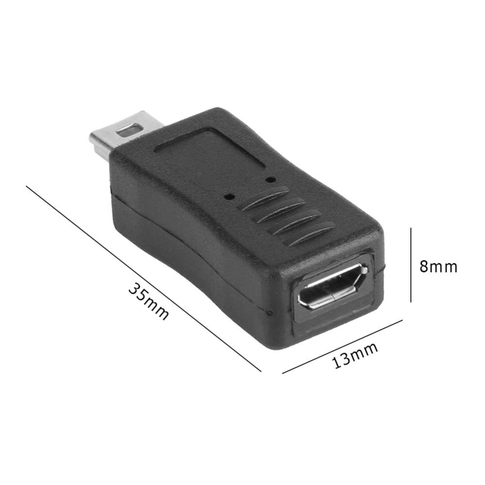 USB USB na Mini USB Samec Micro 5pinový Micro USB Samice Micro USB Převodník USB Konektor USB Adaptér
