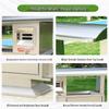 Outdoor Stainless Steel Recycling Bin with Wood Trim