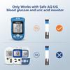 AWP1 Sinocare Safe AQ UG Blood Glucose & Uric Acid Meter or Glucose/ Uric Strips for Diabetics Gout Glucose Meter Multi-package
