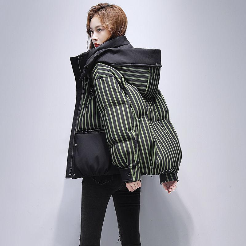 Short Winter Puffer Jacket Women Youth Fashion Quilted Coat Small Size High Quality Brand
