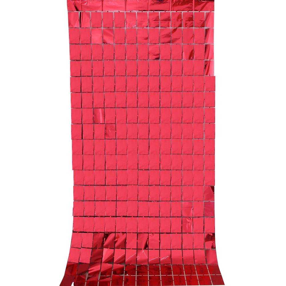 Square Attractive 1x2m Raindrop Door Curtain In Multiple Colors For Celebration Backdrops