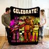 Fnaf Five-nights-At-Freddys Children Warm Soft Anime Blankets for Sofa Bed Cover Blanket Suitable for Birthday Souvenir Gifts
