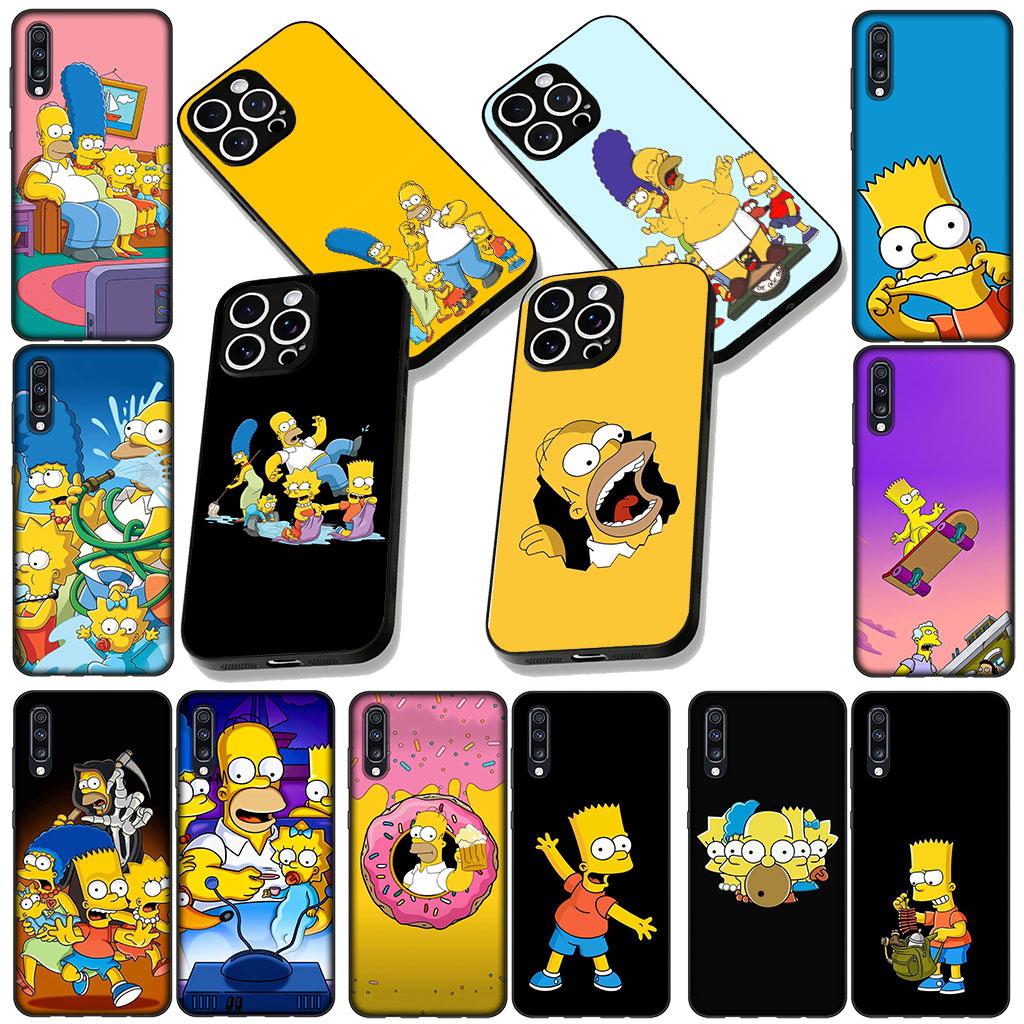 The S-Simpsons-Cartoon Bart Casing Phone Cover for Huawei P30 P20 Mate 10 20 Lite Pro Y7 Y8S Y9A Y9 Prime P Smart 2019 Soft Case