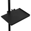 Toyvian Microphone Stand Tray, Sound Card Tray, Music Stand, Accessory Holder, Height Adjustable, for Video and Selfie Shooting