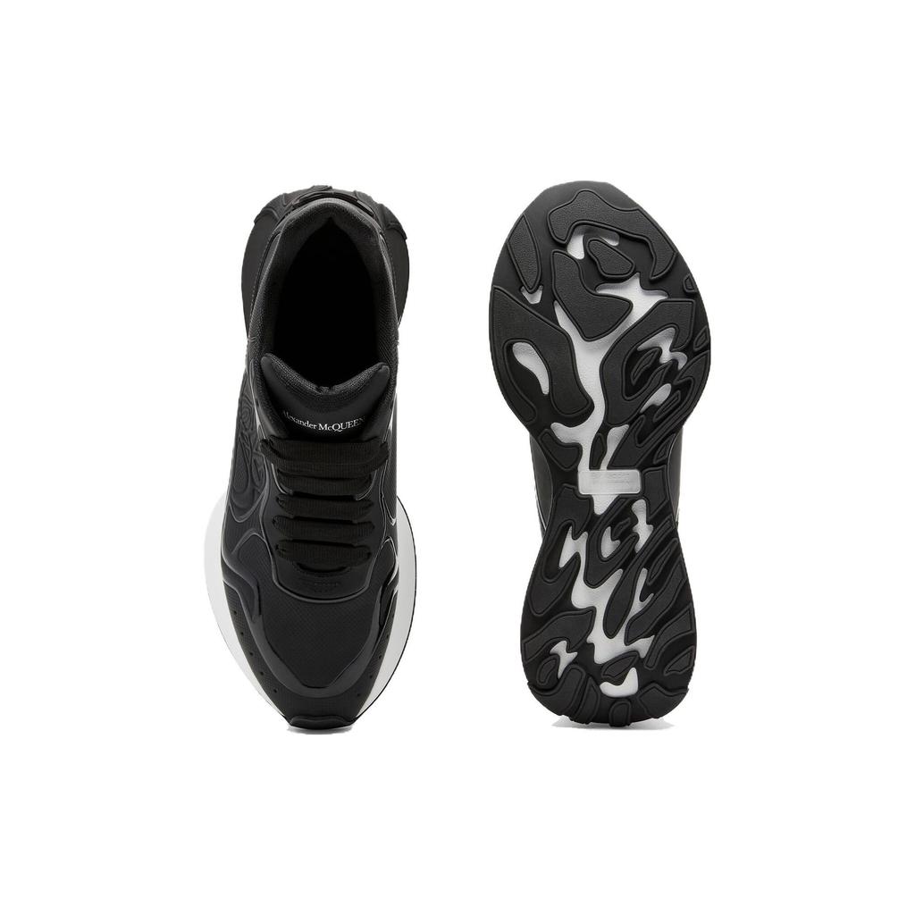 Alexander Mcqueen Sprint Runner Black White 757720WHYKH1070