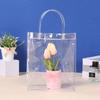 Clear PVC Gift Bag with Handle Reusabled Transparnt Gift Wrap/Shopping Bag