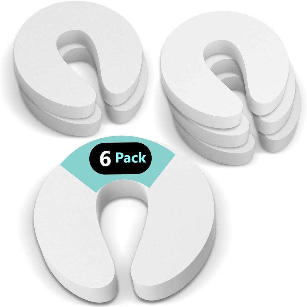 6 Piece Set of Soft Foam Door Stopper Anti-pinch Door Stopper Anti-pinch Guard Protector Child Safety Door Stopper Soft Foam Pad