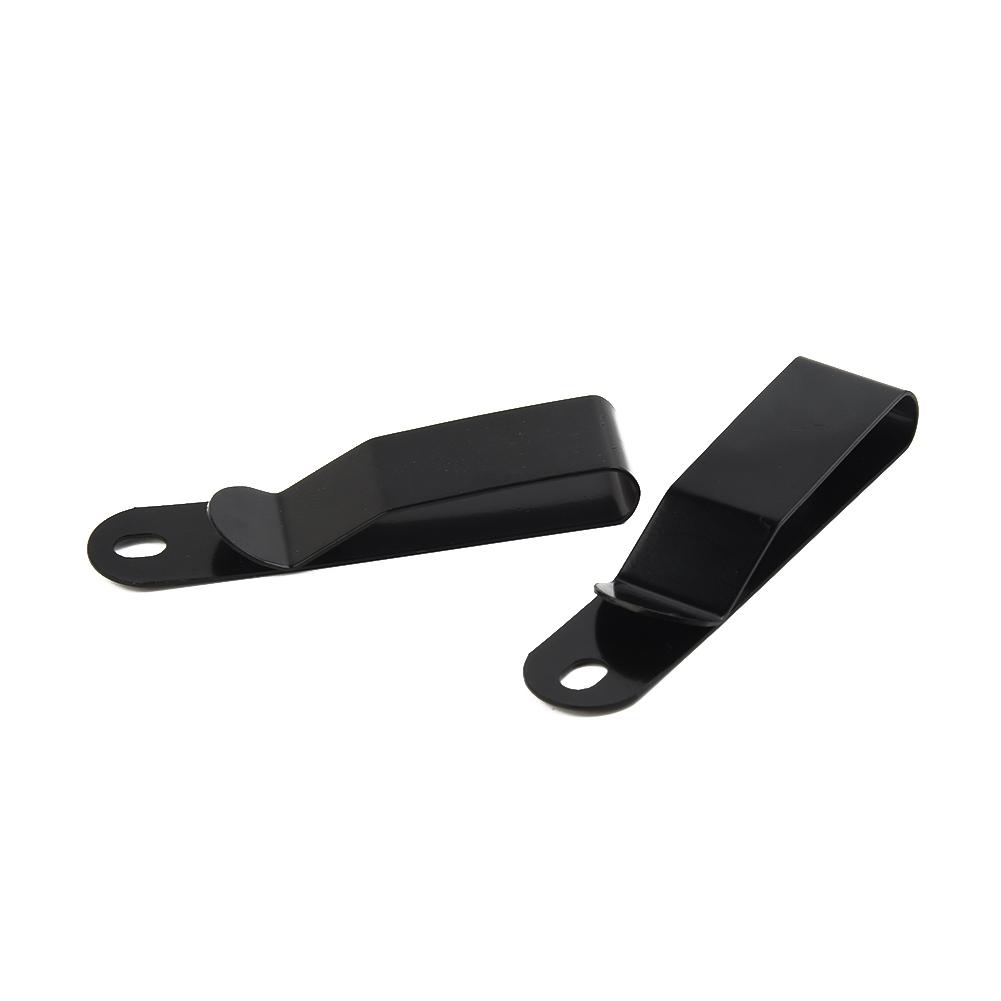 Brand New Steel Belt Clip 62.5*15mm Electroplating Matte Black