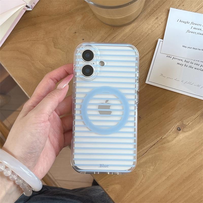 

Girly Heart Magnetic Glass Case for iPhone 17/16 Pro Max/15/14 iPhone 16
