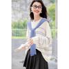 MOCANA Women's Long-Sleeve Shawl Knit Top