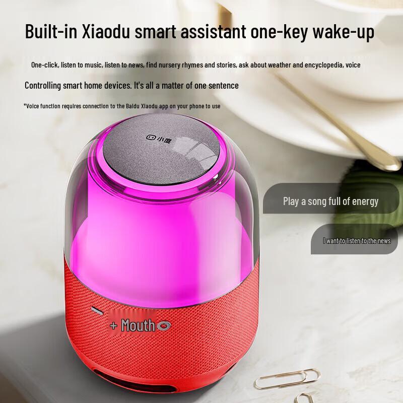 Xiaodu Colorful Smart Bluetooth Speaker CN plug (adapter included)