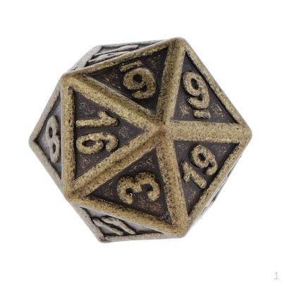 Würfel, 20-seitiger RPG-Rollspielwürfel für Tischspiele, MTPG-Spiele