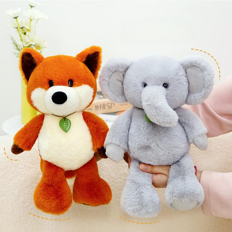 Laufender Niedlicher Haustier Fuchs Elefant Plüschtier Puppe Niedliches Spielzeug Puppe Kissen Geschenk