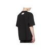 We11done Ss22 Neon Logo Print Crew Neck Short Sleeve T-Shirt Unisex T-Shirts Black WD-TT1-22-690-U-BK