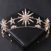 Gold Crystal Tiaras and Crowns Headband Rhinestone Prom Diadem Crown Bridal Wedding Hair Accessories Jewelry Crown Tiara Gift