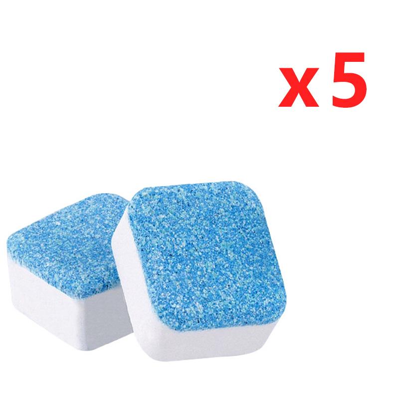 

5-15PCS Washing Machine Cleaner Effervescent Tablets Cleaning Safe Deodorant Domestic Washer Machine Remove Dirt Detergent 5PCS