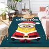 1Pc Christmas Minions Celebration Rug Office Carpet Indoor Outdoor Doormat Nonslip Soft And Comfortable Living Room Christmas Halloween Gift D91858