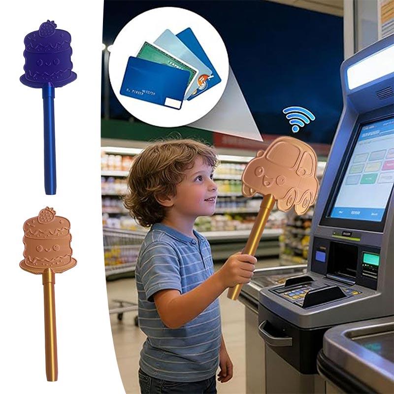 3d Printed Wand Tap To Pay Credit Card Wand Tap To Pay Wands Star Cake Shape Magic Contactless Payment Card Holder Gift For Kids