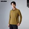 Lilang Men's Long-Sleeve Business Polo Shirt