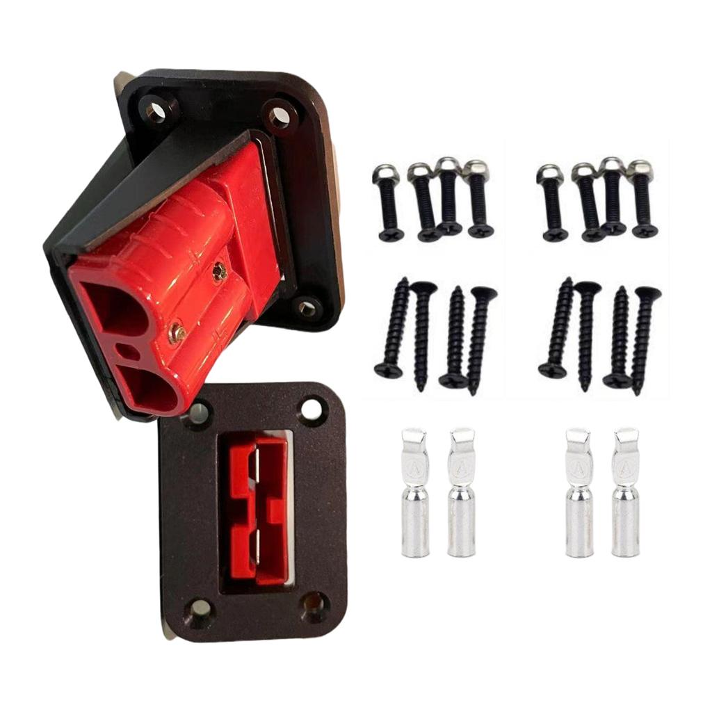 Plug Vehicle Panel 600V50A High Current Charging Connector For Vehicle Plug Base