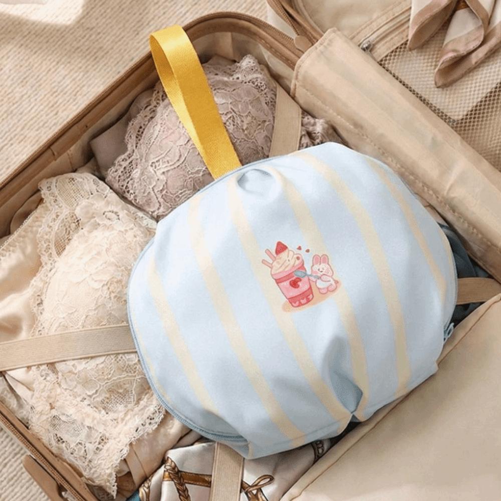 Cartoon Underwear Packing Cube Handheld Socks Sorting Pouch Lingerie Organizer  for Home