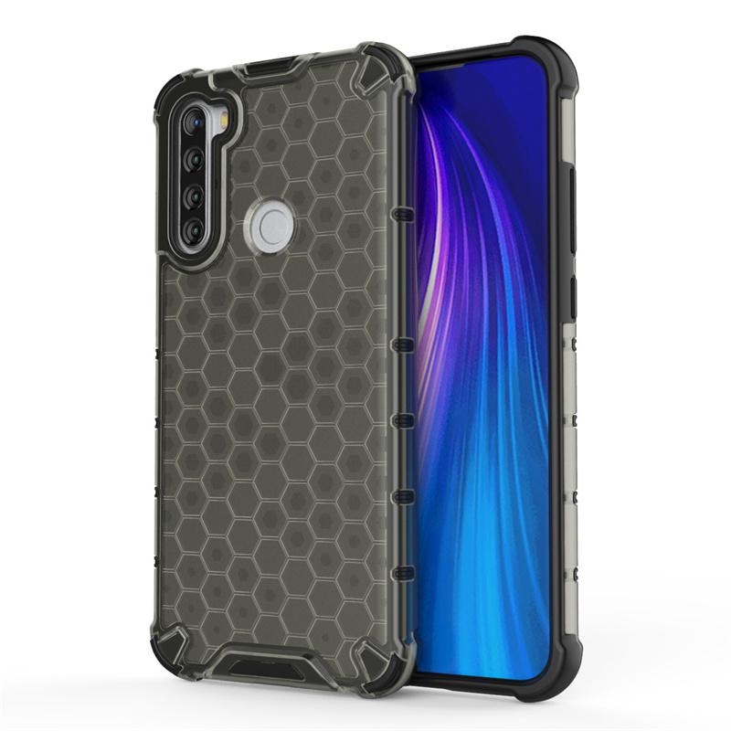 

Для Xiaomi Redmi Note 8T 8Pro Чехол Противоударный Бронированный Бампер Прозрачный Чехол для Телефона для Xiaomi Redmi Note 8T 8 T Задняя Крышка For Redmi Note 8 чёрный