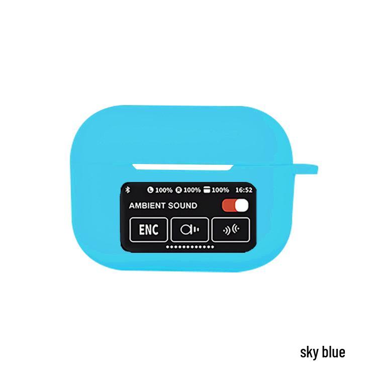 

A9PRO Touchscreen Bluetooth Earphone Silicone Case - Hot-Selling, Drop-Proof Soft Shell No Packaging