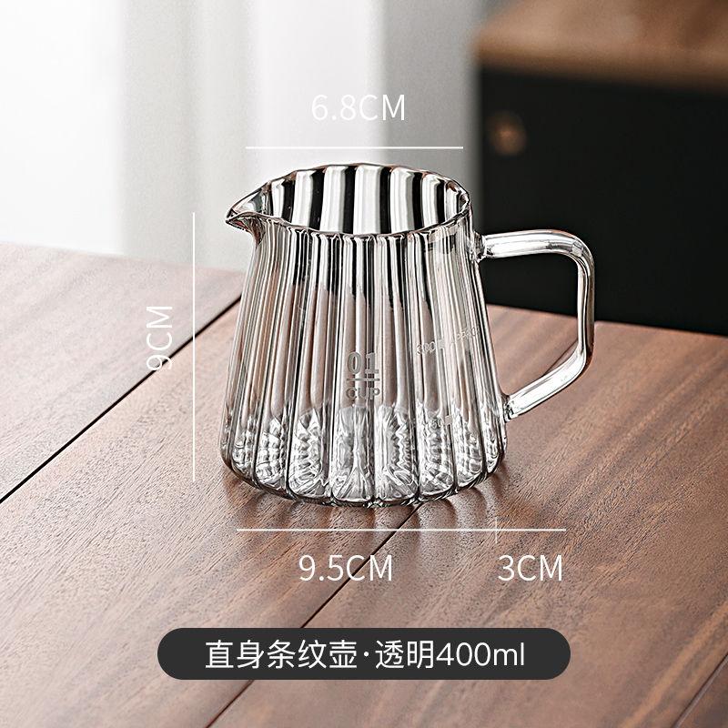 

Manual Stamping Coffee Pot Sets, Modern Simplicity Home Coffee Filter, Brewing Cup, High Temperature Resistance, Glass Sharing P
