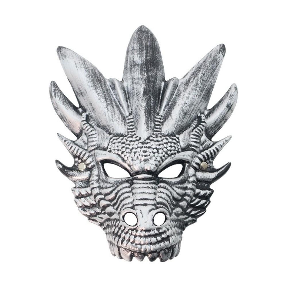 Full Face Halloween Mask Animal Masquerade Mask Punk Dragon Head Mask  Women